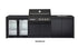 Crossray Premium Xplor Black Outdoor Kitchen with Black 4 Burner BBQ - Tucker Barbecues