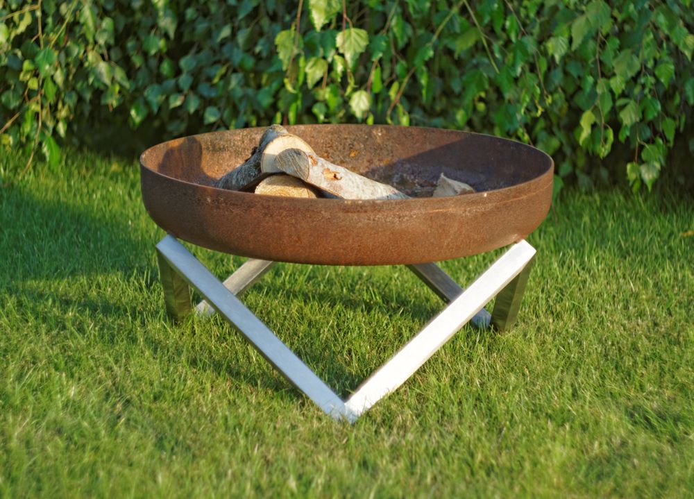 Alfred Riess Darvaza Steel Fire Pit - Medium