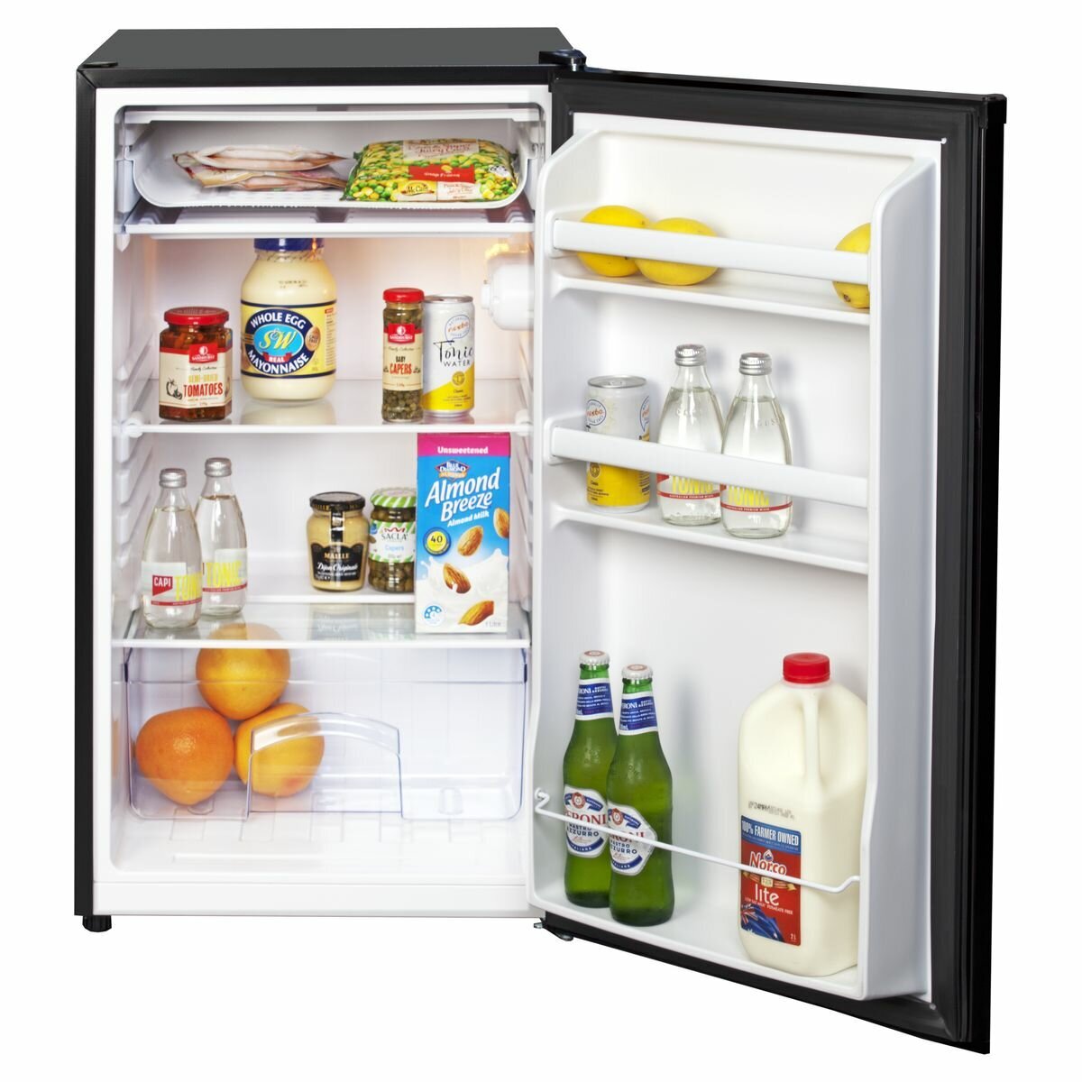 Artusi 126L Single Door Black Bar Fridge - AFR115B