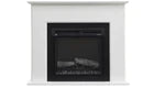 Dimplex 1.5kW Beading Mantle with LED Firebox in White Finish