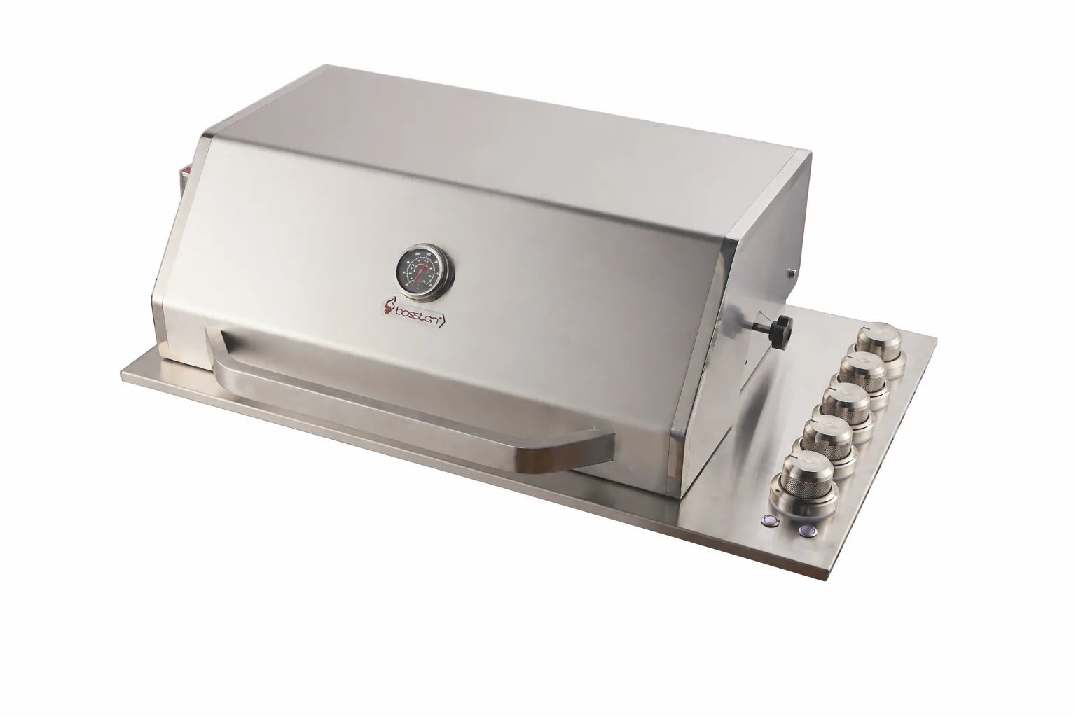 Bossworx 4 Burner Stainless Steel Drop-In BBQ & 180L Dual Zone Alfresco Fridge Bundle