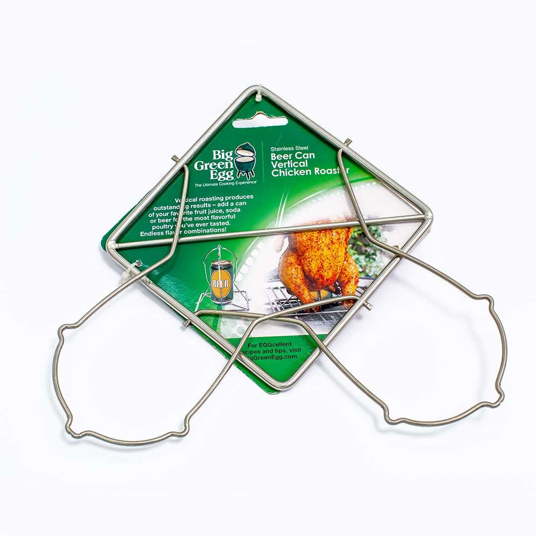Big Green Egg Beer Can Chicken Roaster