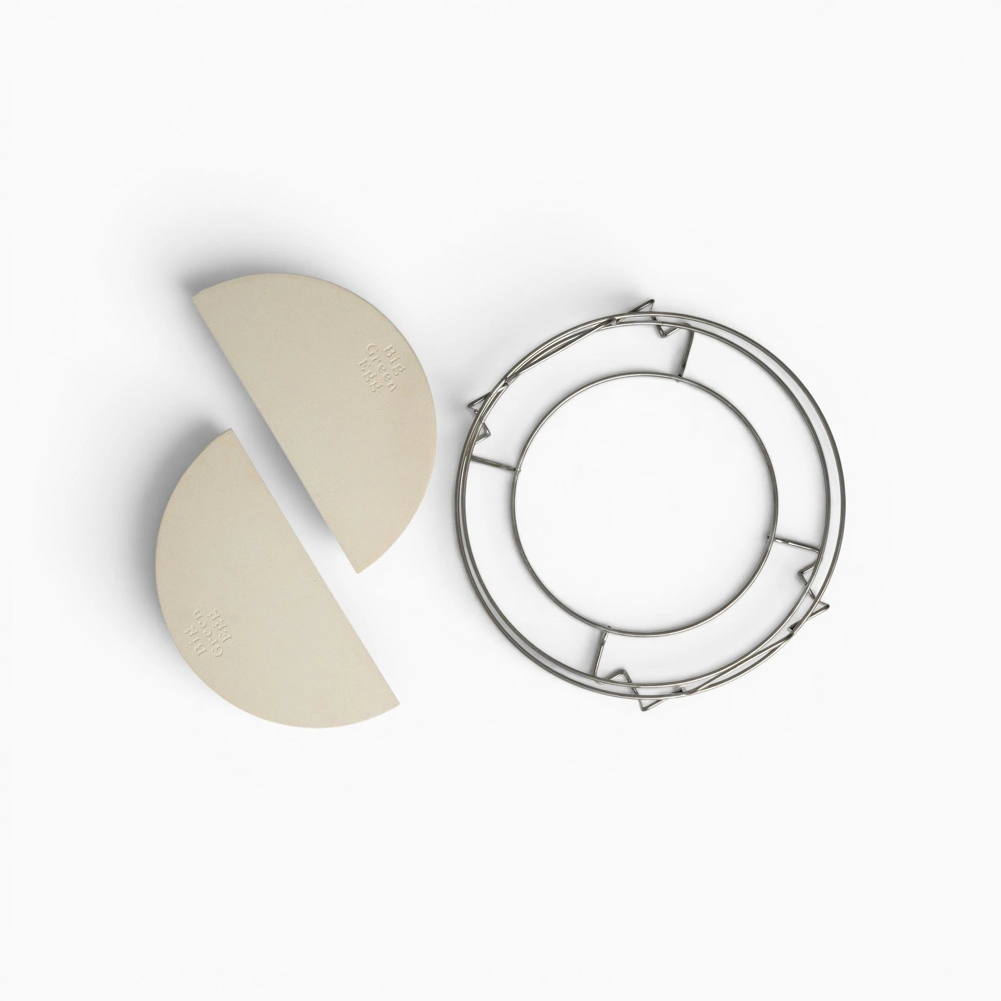 Big Green Egg Dual Zone Deflector Kit