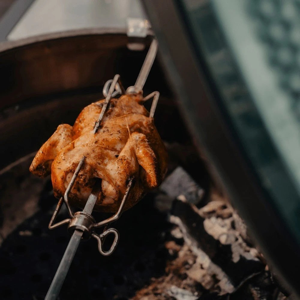 Big Green Egg Rotisserie