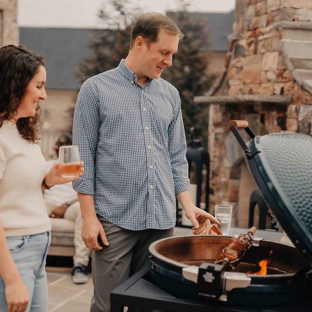 Big Green Egg Rotisserie