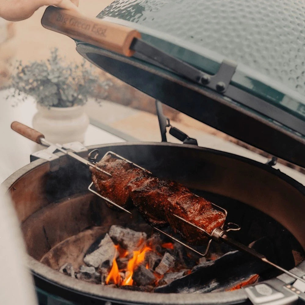 Big Green Egg Rotisserie