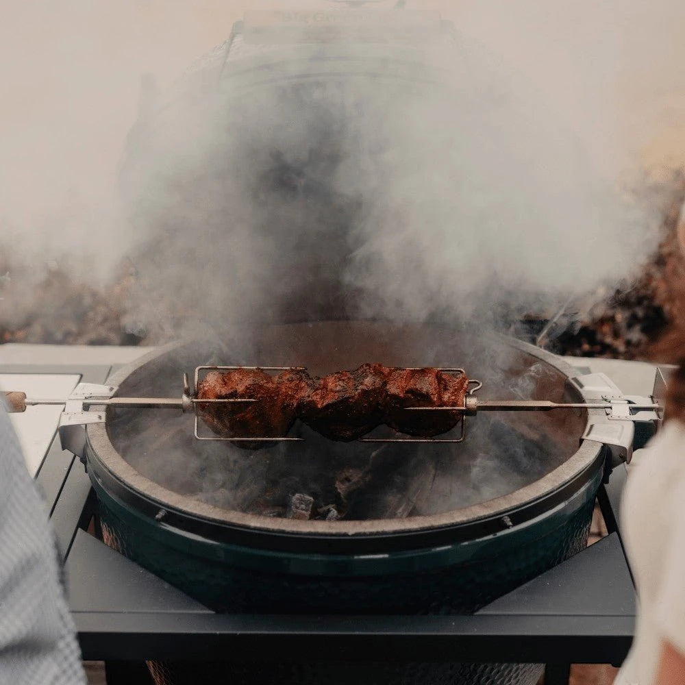 Big Green Egg Rotisserie