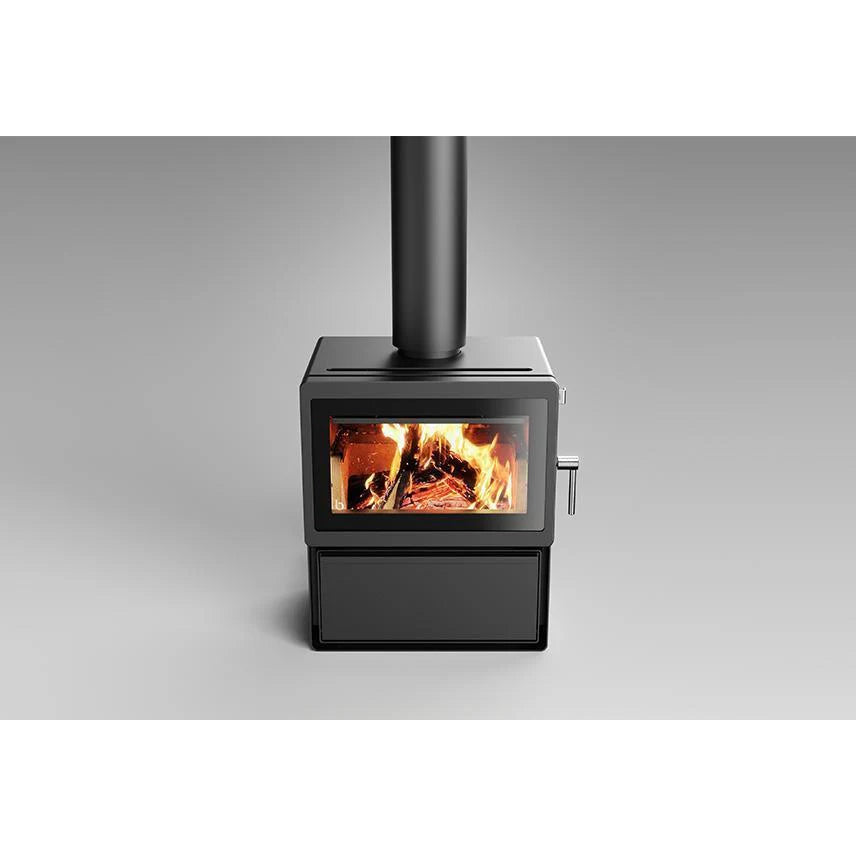 Blaze Z2 Ash Freestanding Wood Fireplace