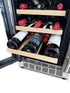 Bossworx 4 Burner Stainless Steel Drop-In BBQ & 180L Dual Zone Alfresco Fridge Bundle
