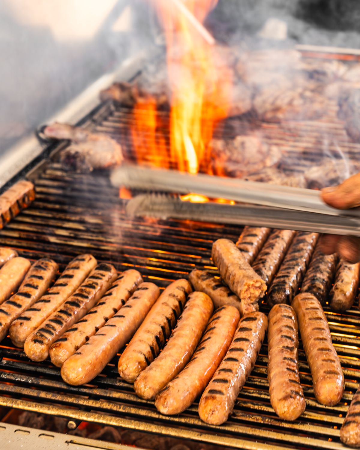 grilling on the Charcoal Deluxe Pro