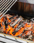 lit charcoal inside Charcoal Deluxe Pro