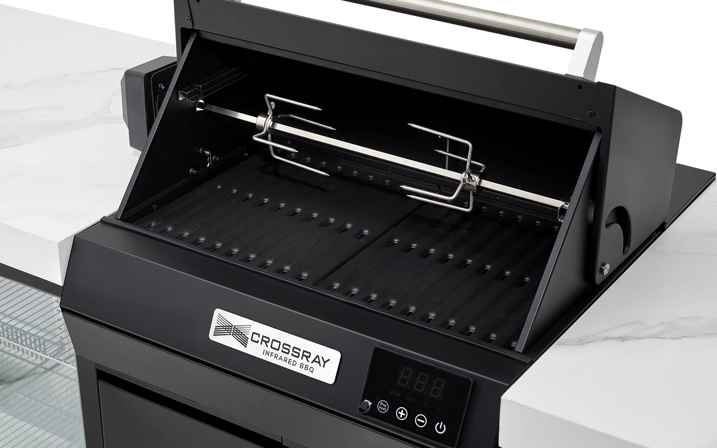 Crossray eXtreme Electric Black Outdoor BBQ Kitchen - Tucker Barbecues