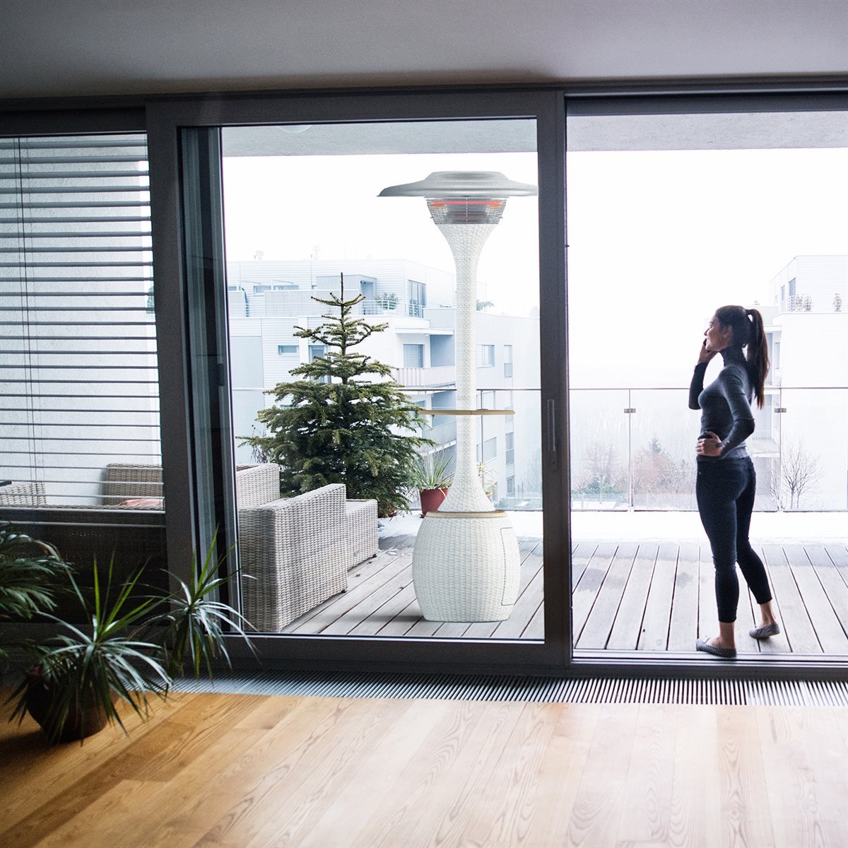 Clearance Sale - Idrobase Mod OASI 25 Misting Fan and Patio Heater