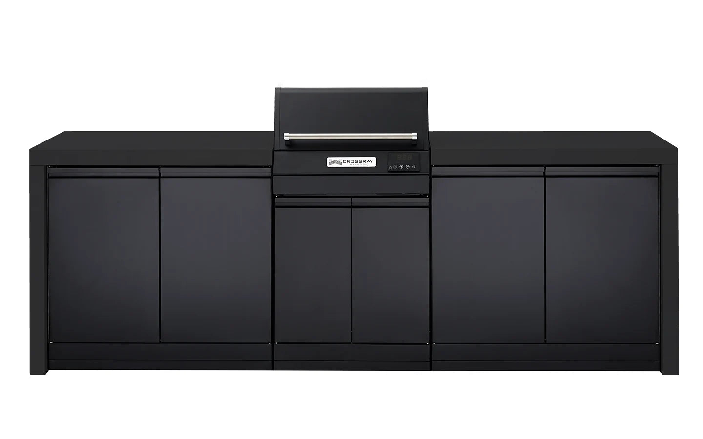 Crossray eXtreme Electric Black Outdoor BBQ Kitchen - Tucker Barbecues