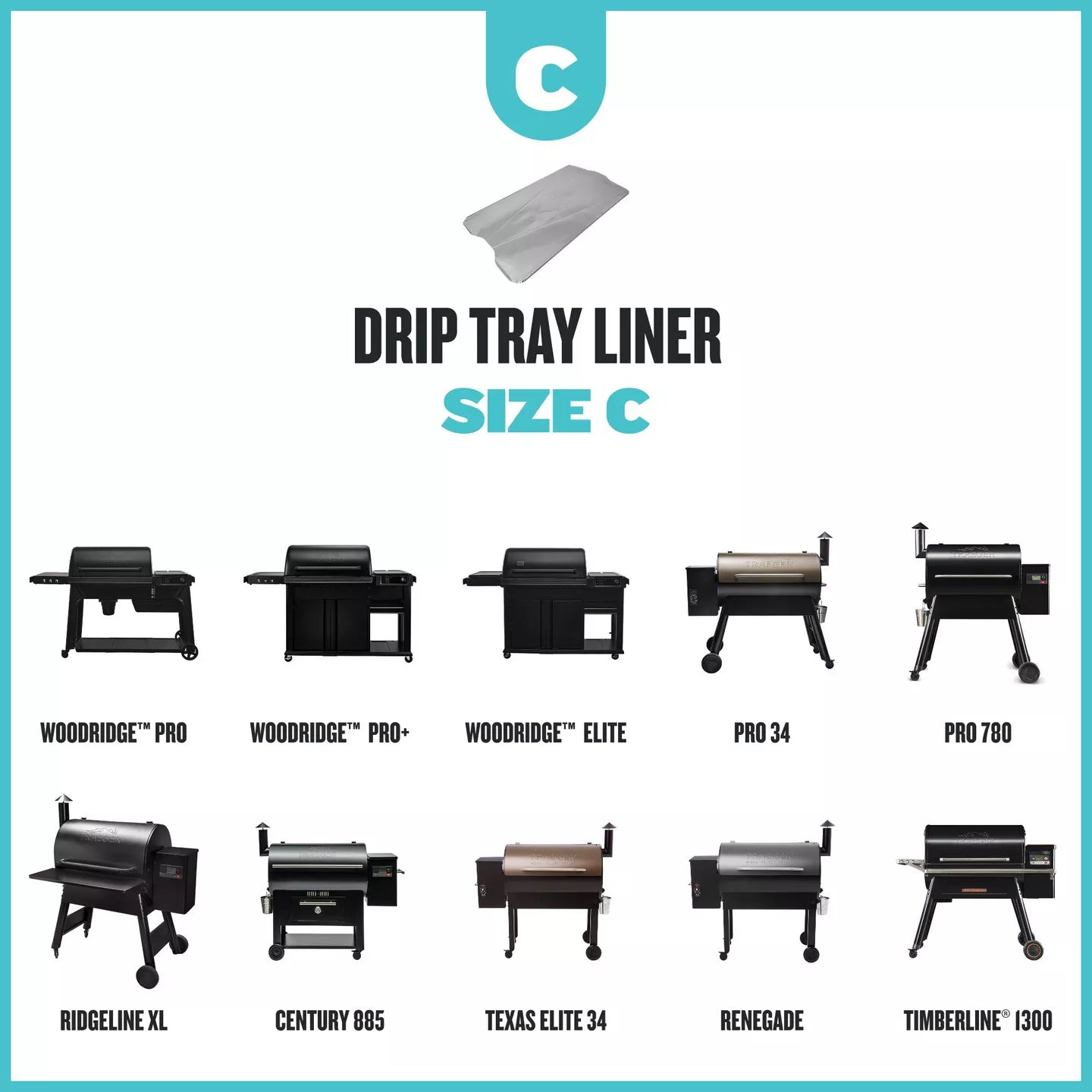 Traeger Drip Tray Liner 5 Pack