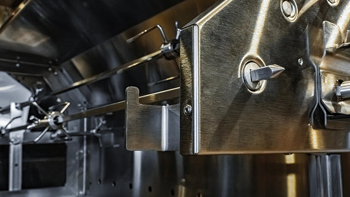 Tucker Semi Hooded 900mm Charcoal Spit - Tucker Barbecues