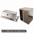 Bossworx 4 Burner Stainless Steel Drop-In BBQ & 180L Dual Zone Alfresco Fridge Bundle
