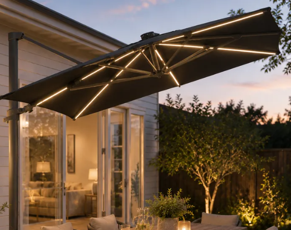Shelta Orion 400X300cm Rectangular Cantilever Umbrella