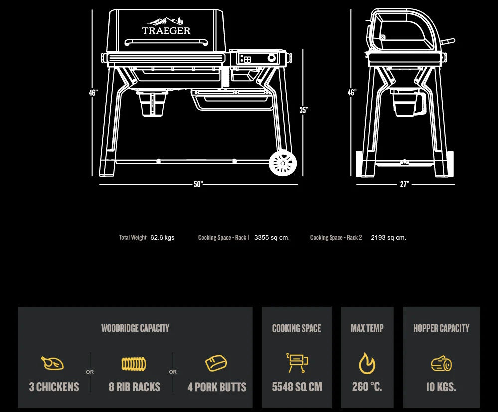 Traeger Woodridge Pro Pellet Grill & Smoker - Tucker Barbecues