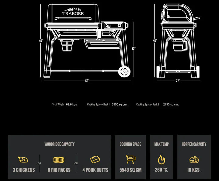 Traeger Woodridge Pro Pellet Grill & Smoker Starter Bundle - Tucker Barbecues