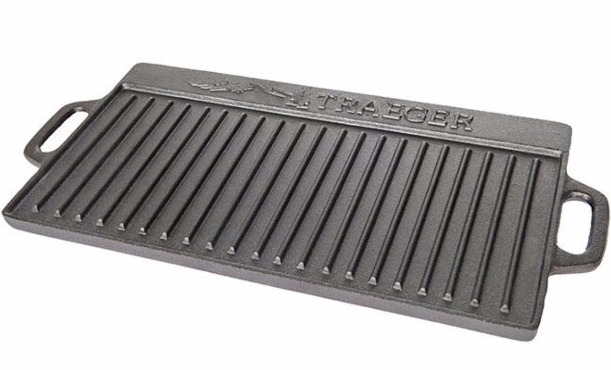 Traeger Cast Iron Reversible Griddle, BBQ Accessories, Traeger