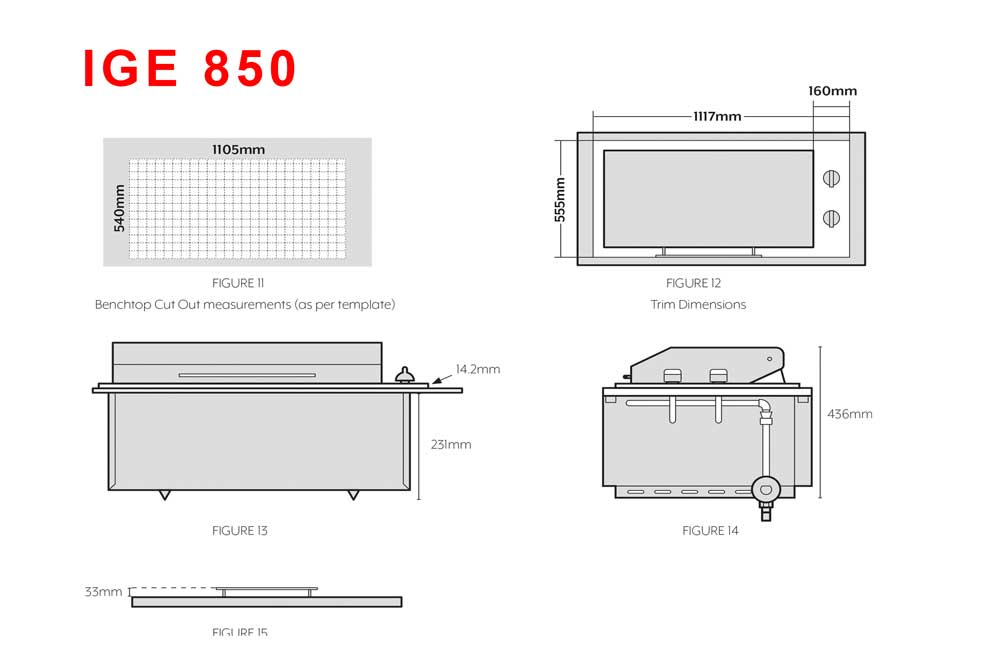 Heatlie Island Gourmet Elite IGE850