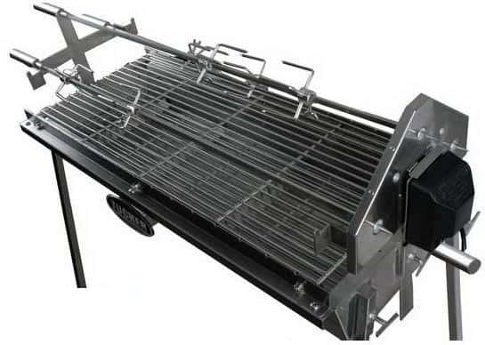 Tucker Semi Hooded 900mm Charcoal Spit - Tucker Barbecues