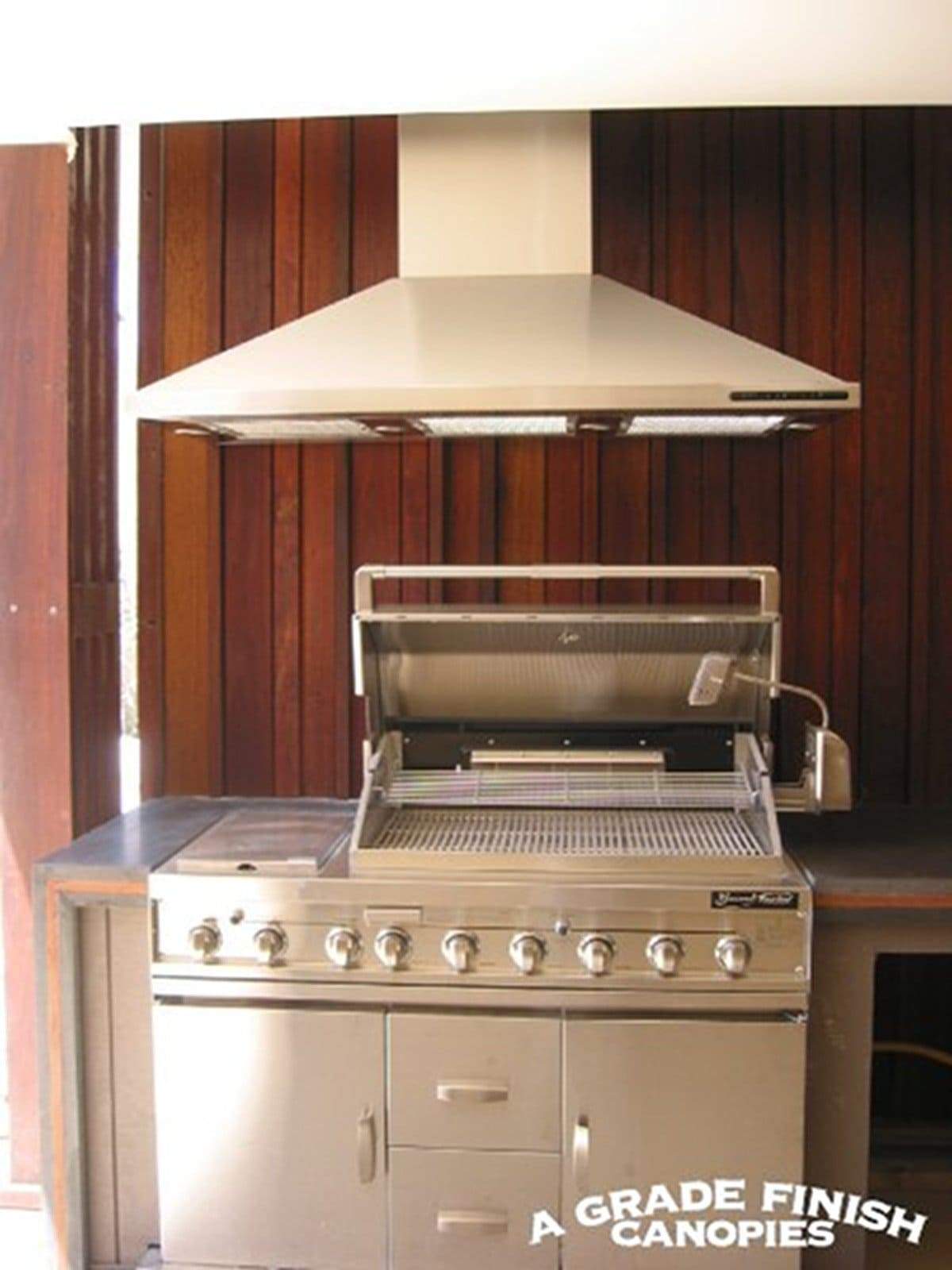A Grade Finish Canopies 1500 Barbecue Rangehood1