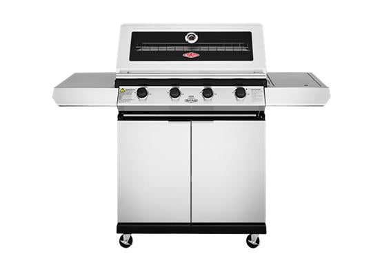 Beefeater 1200 Series 4 Burner Freestanding BBQ + Side Burner - Stainless Steel