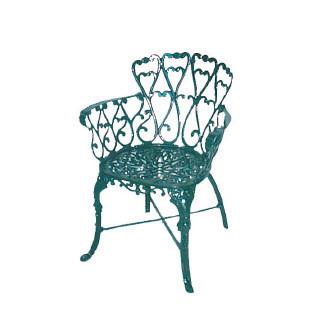 Melton Craft Cast Aluminium Scroll Chair - Tucker Barbecues