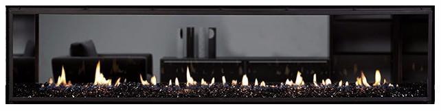 Escea DX1500 Double Sided Gas Fireplace - Tucker Barbecues