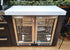 Everdure Neo Black Outdoor Kitchen With BBQ and Fridge (Option 1)