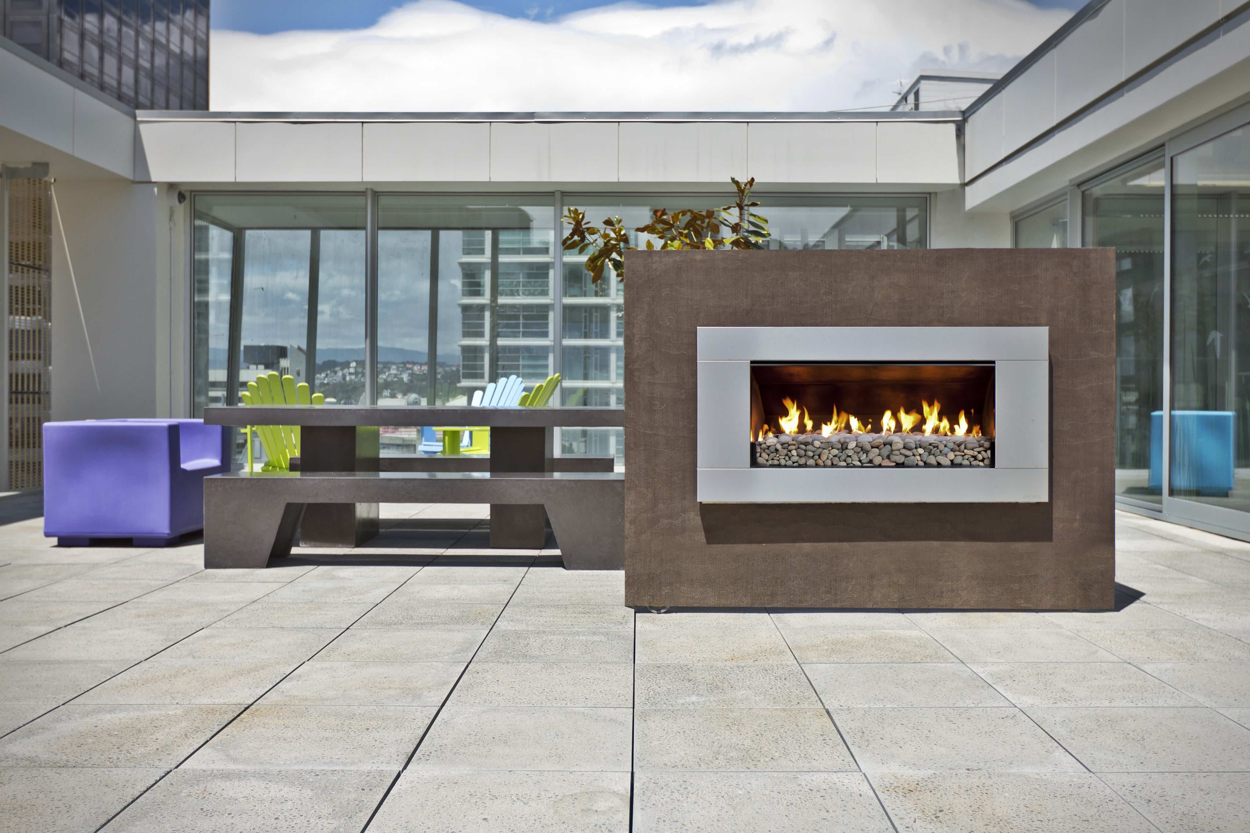 Escea EF5000 Outdoor Gas Fireplace - Tucker Barbecues