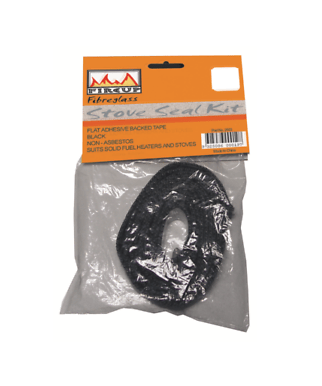 FireUp Flat Adhesive Backed Black Tape, Heater Accessories, S&D Berg