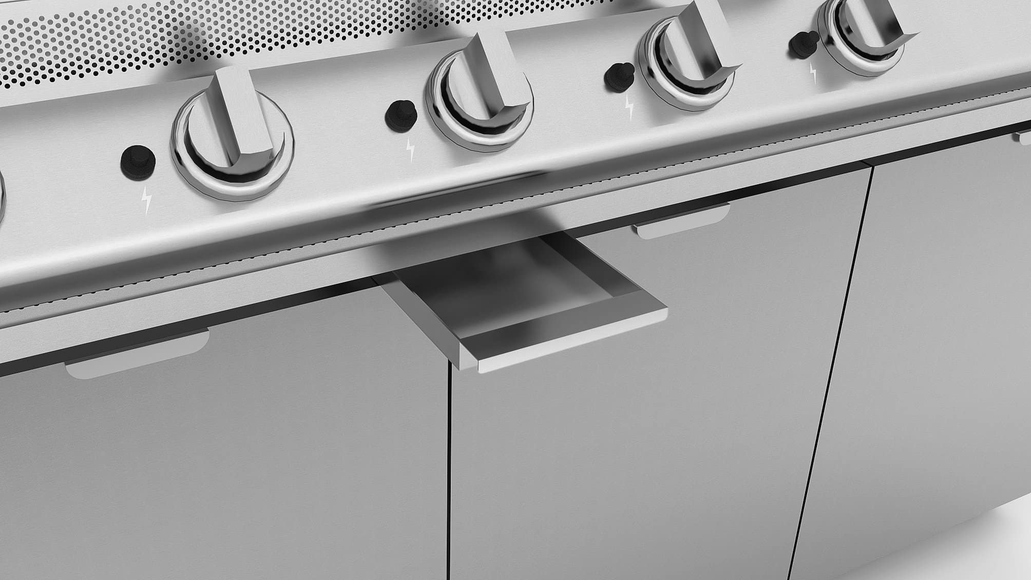 Tucker 5 Burner GTR BBQ with Hinged Lid, BBQ, Tucker Australia