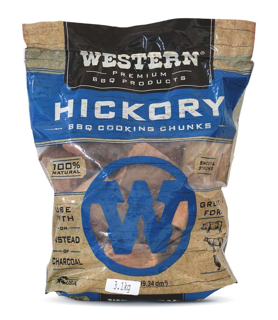 Western Hickory Wood Chunks