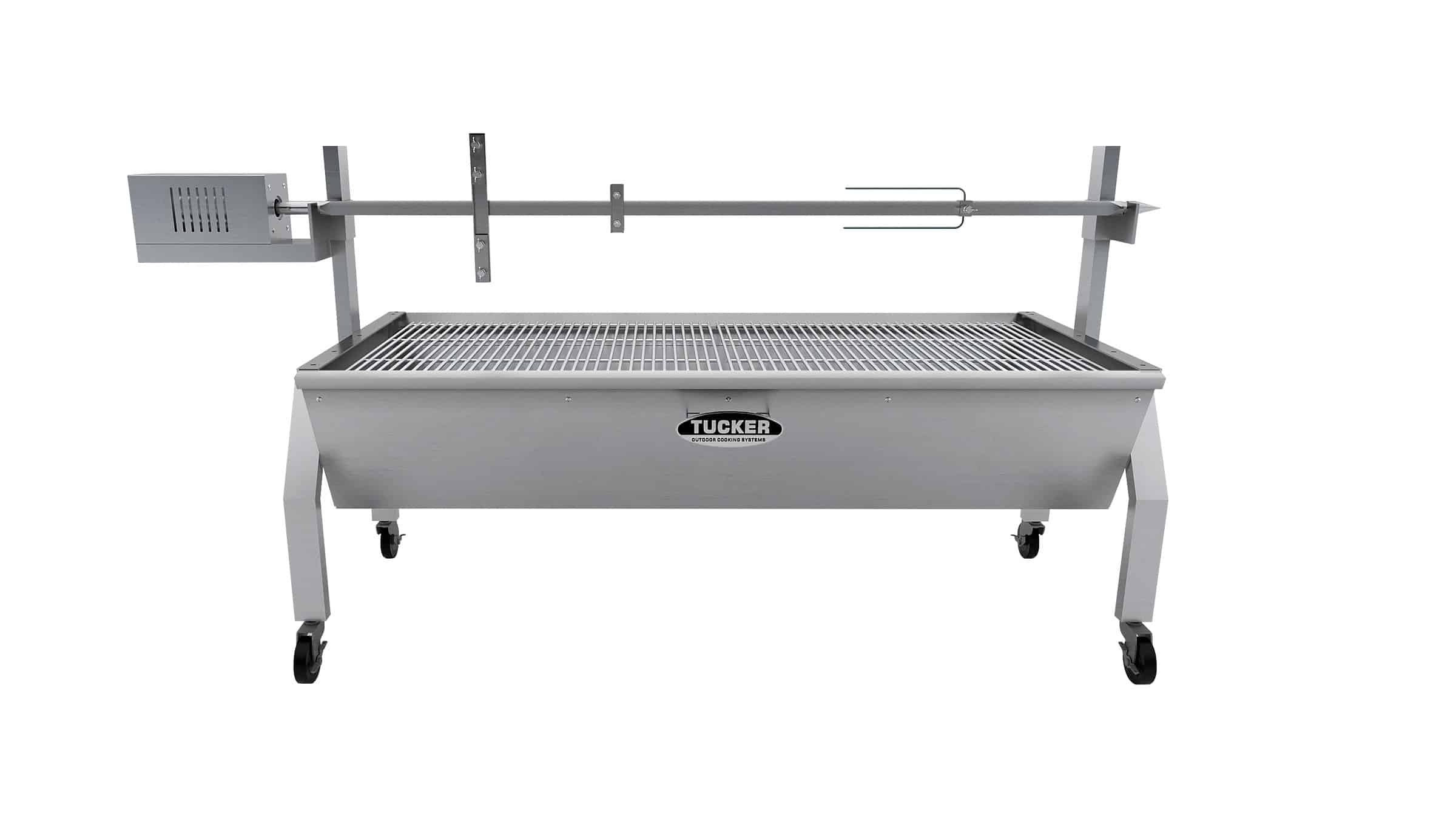 Tucker Flat Top Charcoal Spit - Tucker Barbecues