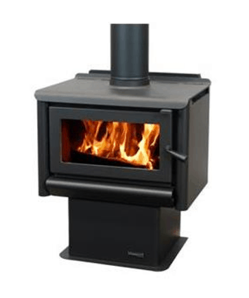 Masport Rosewood R1200 Freestanding Wood Fireplace, Heater, Glen Dimplex
