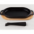 Ooni | Cast Iron Sizzler Pan w/ Removable Handle and Thick Wooden Trivet, Pizza Oven Accessory, Core Supply Group