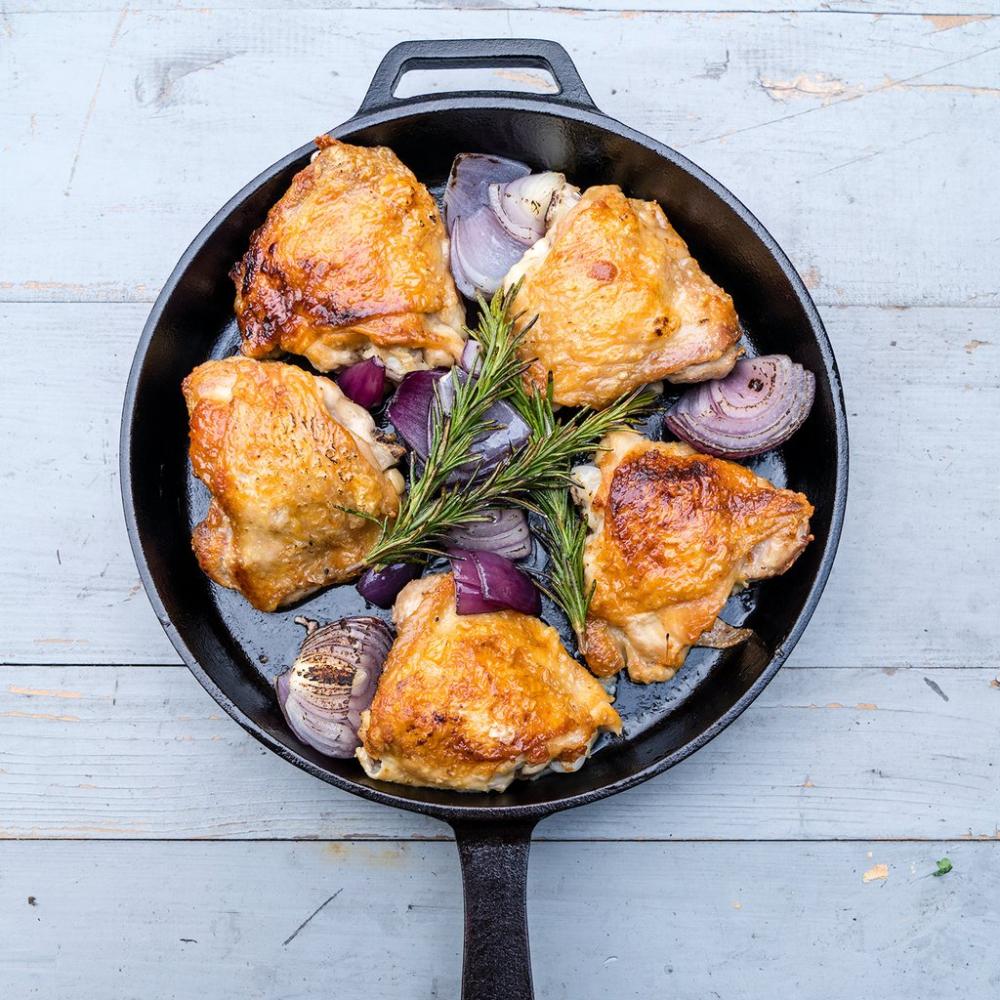 SHOP Ooni  cast iron SIZZLER Pan with Removable handle & thick
