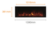 Clearance Sale - Modern Flames Landscape Fullview 1 Metre Heater