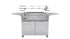 Tucker Charcoal Deluxe Pro BBQ on Cabinet with Roasting Hood