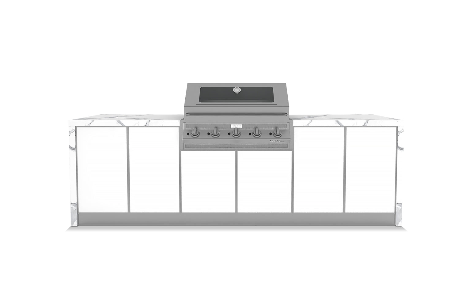 The GTR Classic White Outdoor Kitchen Package