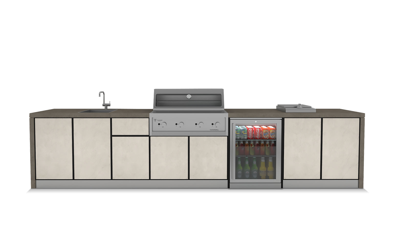 The R Class Professional XL Outdoor Kitchen Package