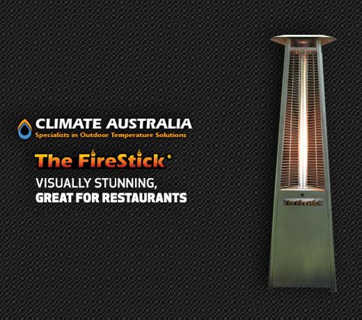 Fire Stick Outdoor Gas Heater - Tucker Barbecues