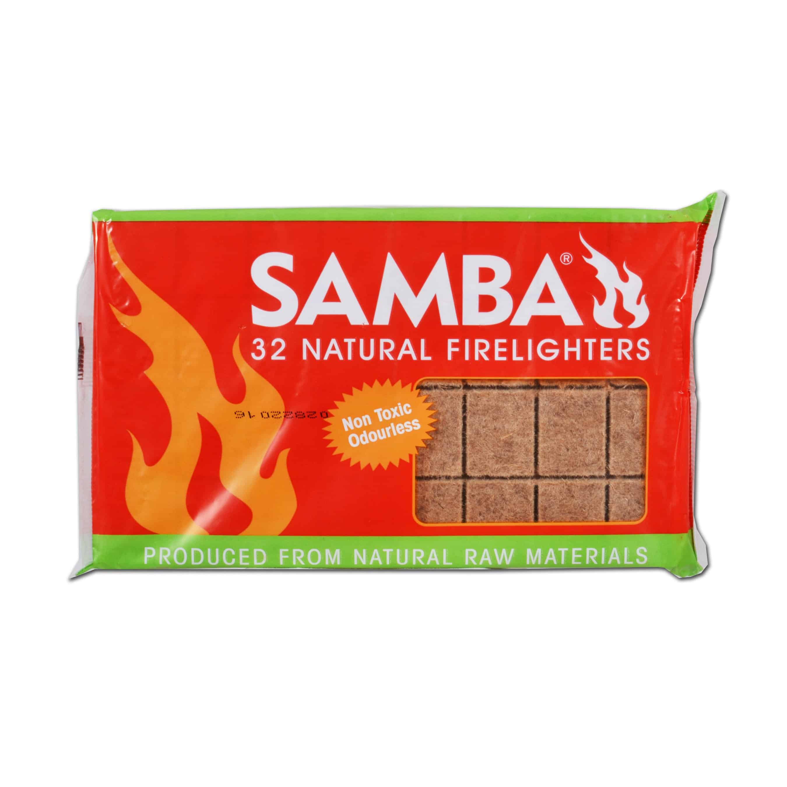 Samba Natural Firelighters, BBQ Accessory, Samba